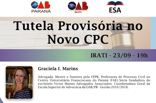 ARTE -Tutela Provisoria no novo CPC - Graciela Marins - Irati post